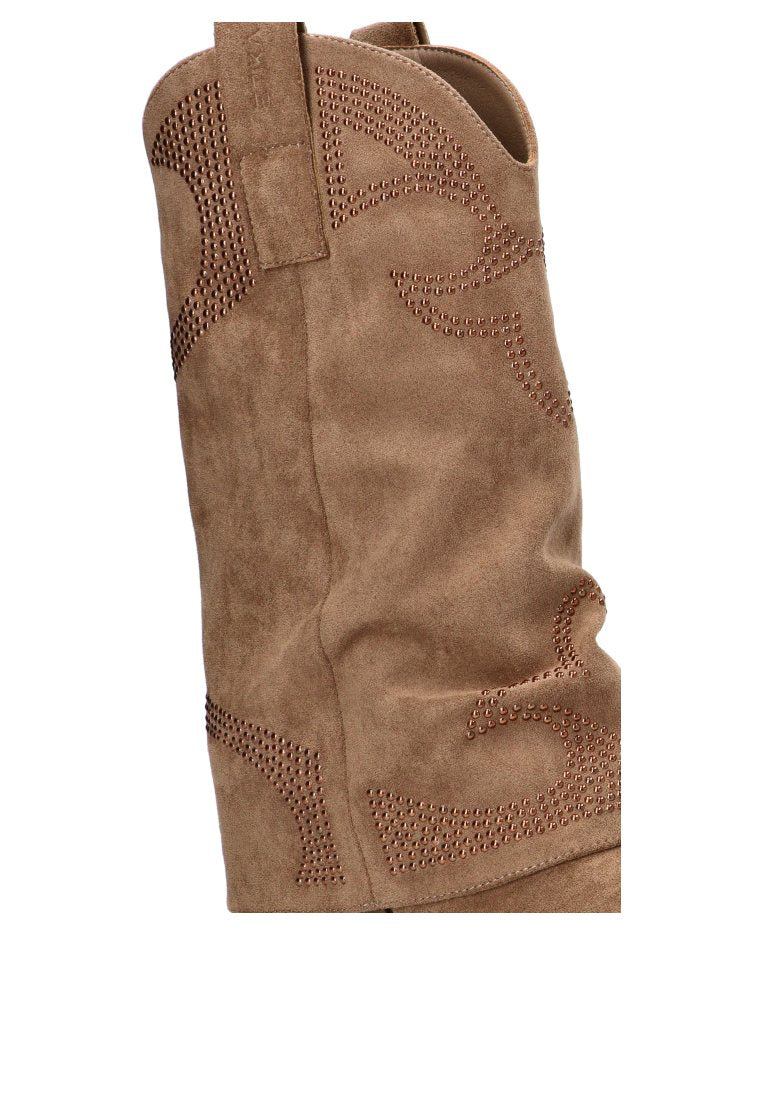 BOTA CAMPERA POLAINA HANNA 110545 ETIKA MUJER TAUPE