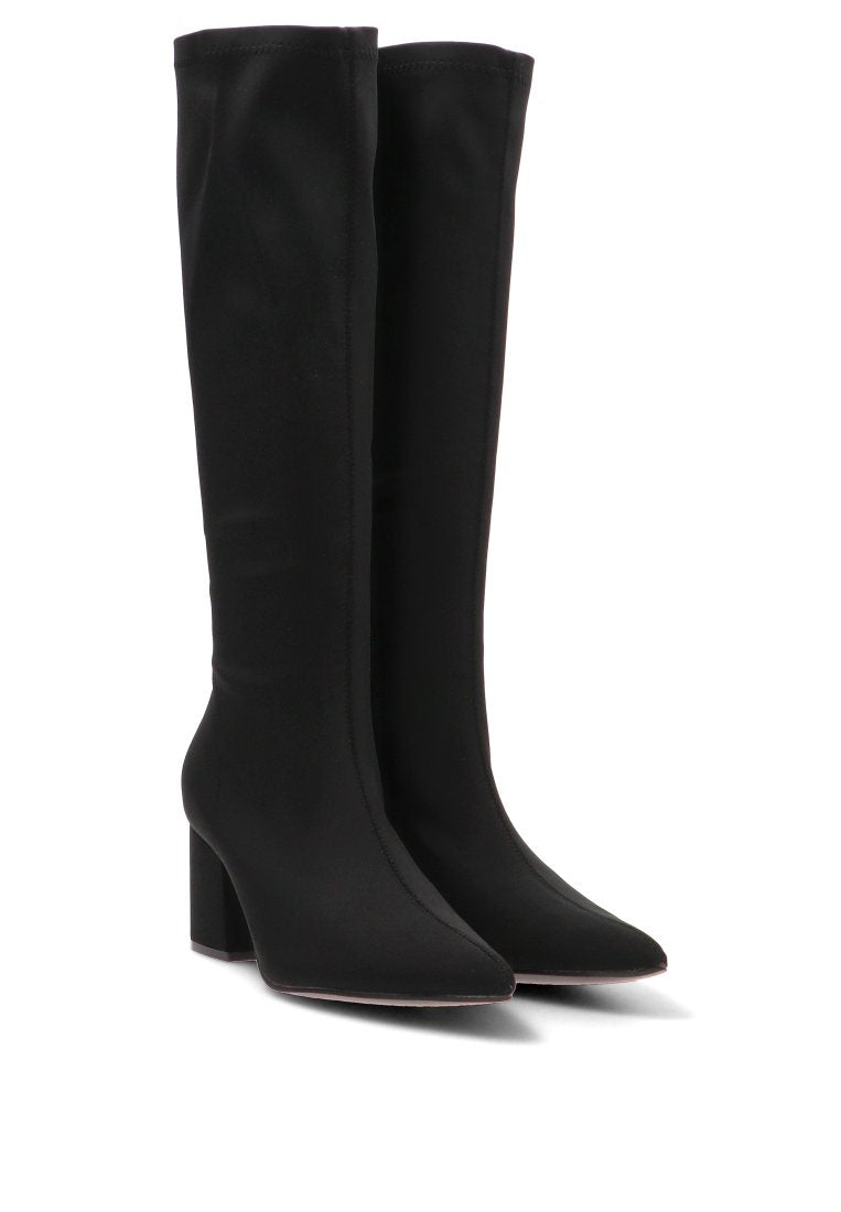 BOTA ALTA PUNTERA FINA JULIETTE 01 32018 ETIKA MUJER NEGRO