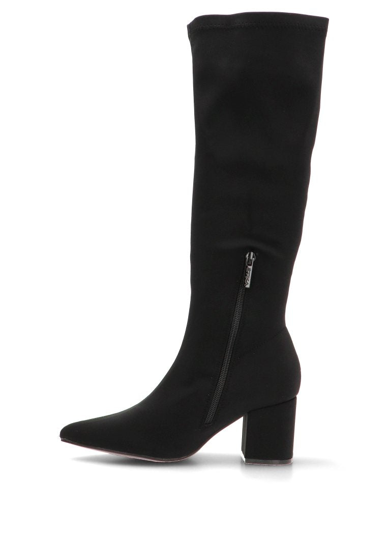 BOTA ALTA PUNTERA FINA JULIETTE 01 32018 ETIKA MUJER NEGRO