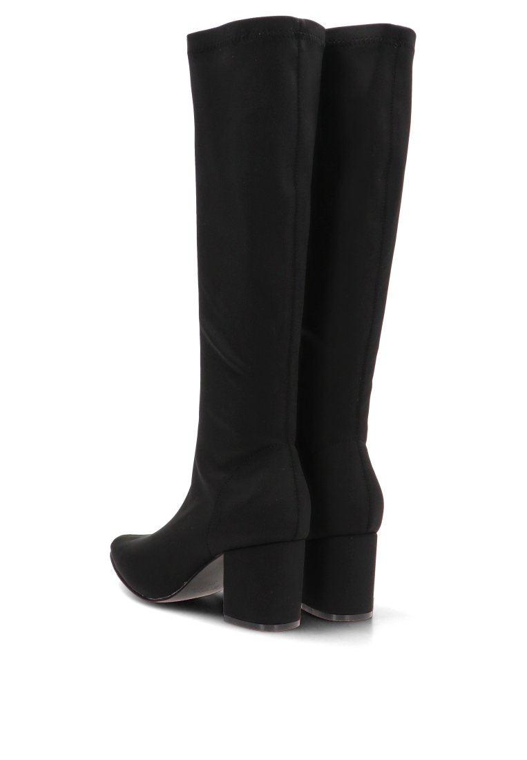 BOTA ALTA PUNTERA FINA JULIETTE 01 32018 ETIKA MUJER NEGRO