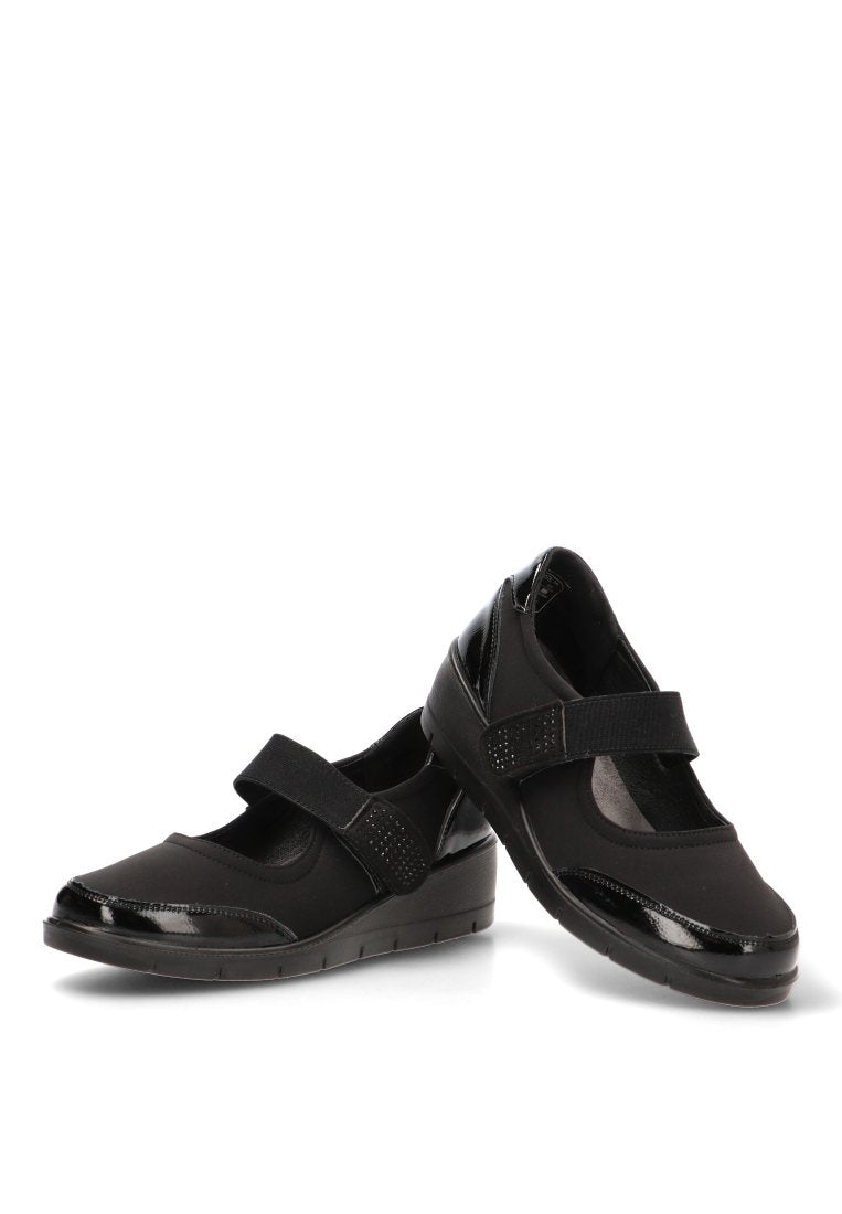 MERCEDITA VELCRO BRILLOS THEA 60019 ARMONY MUJER NEGRO