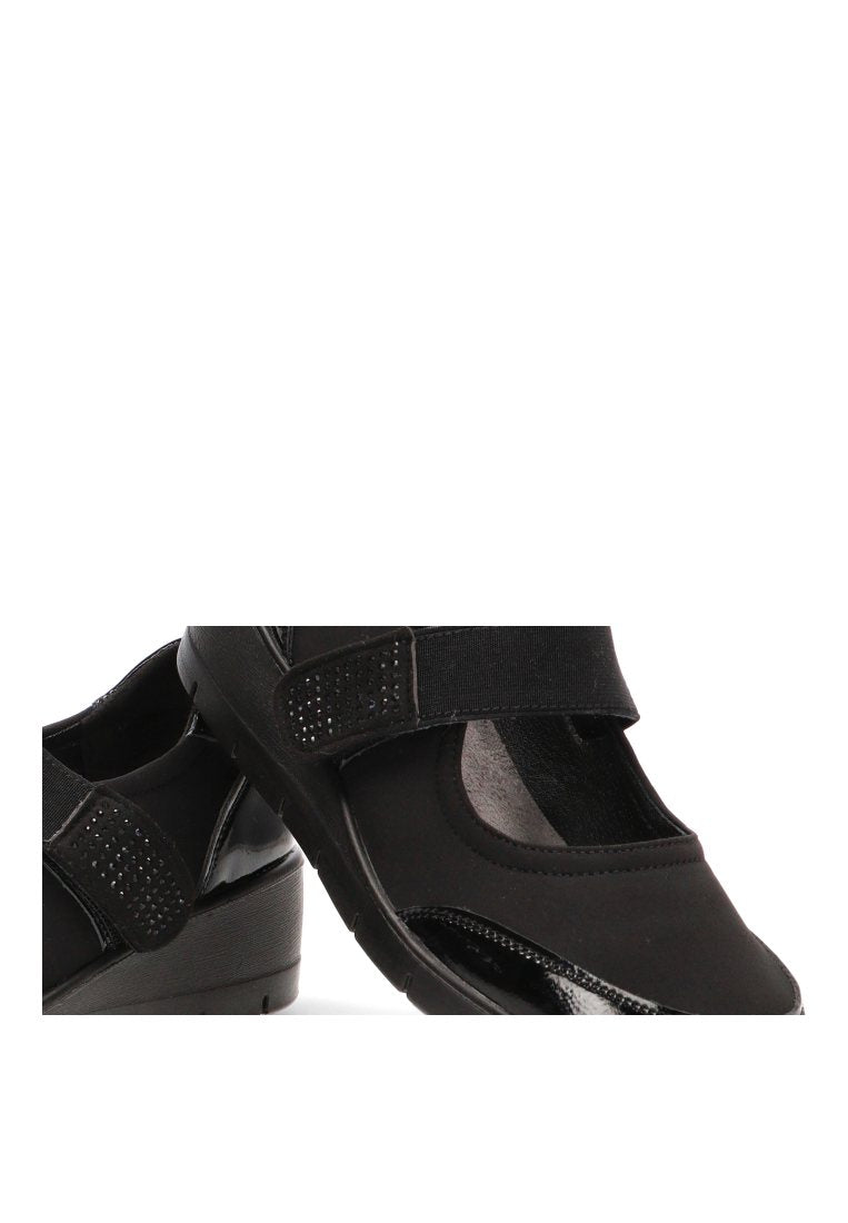 MERCEDITA VELCRO BRILLOS THEA 60019 ARMONY MUJER NEGRO