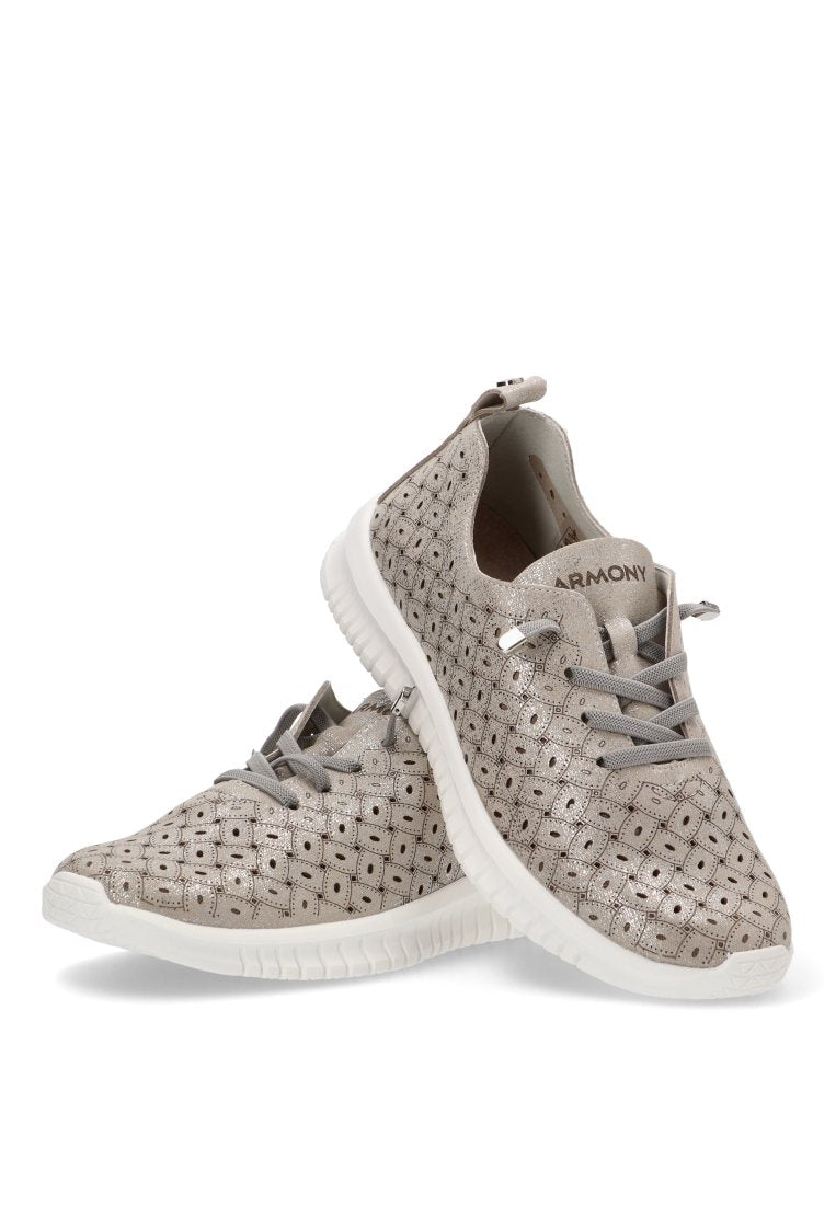 DEPORTIVA CONFORT FALESIA 68001 ARMONY MUJER PLATA