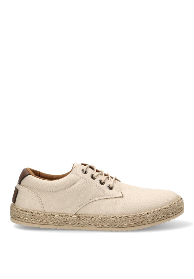 ZAPATILLA LONA CORDONES BETKLEM 82052 ETIKA HOMBRE BEIGE