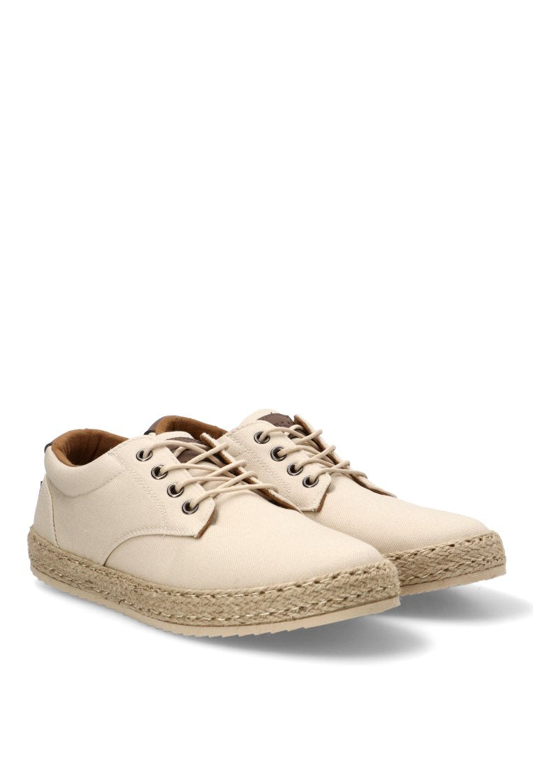 ZAPATILLA LONA CORDONES BETKLEM 82052 ETIKA HOMBRE BEIGE