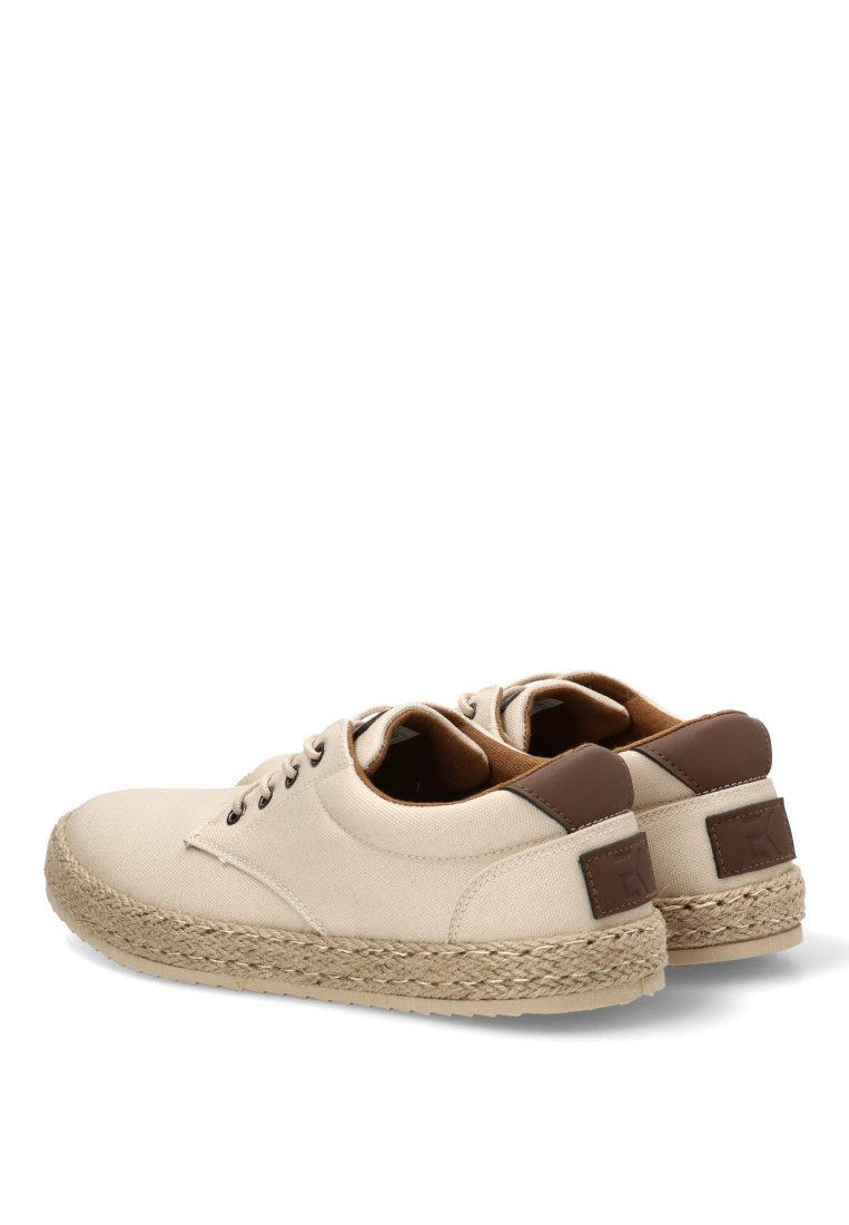 ZAPATILLA LONA CORDONES BETKLEM 82052 ETIKA HOMBRE BEIGE