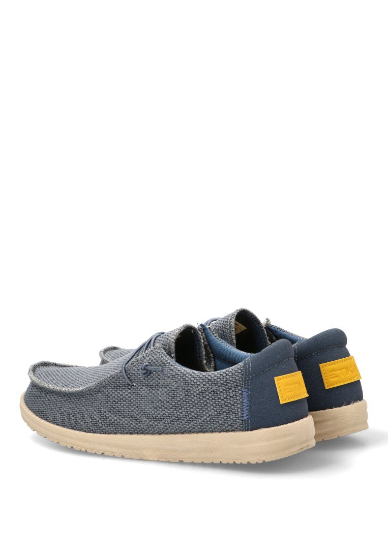 MOCASIN CORDONES 82048 ETIKA HOMBRE AZUL