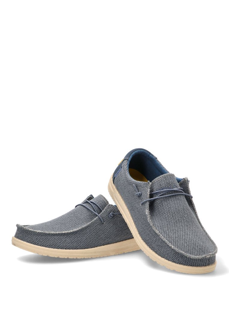 MOCASIN CORDONES 82048 ETIKA HOMBRE AZUL