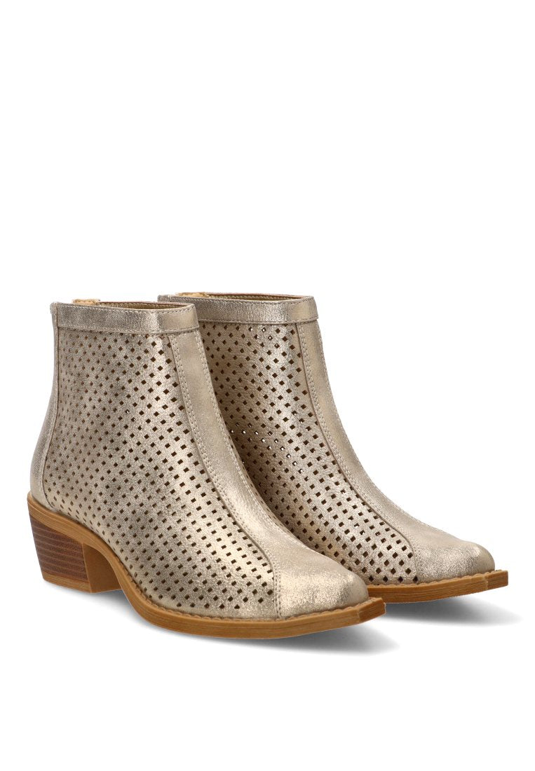 BOTINES CALADOS ORO PROME 31129 ETIKA MUJER ORO