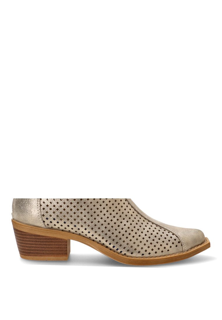 BOTINES CALADOS ORO PROME 31129 ETIKA MUJER ORO