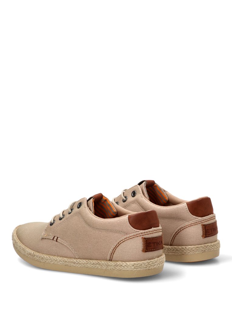 ZAPATILLA LONA CORDONES VENTUOSO 82046 ETIKA HOMBRE TAUPE