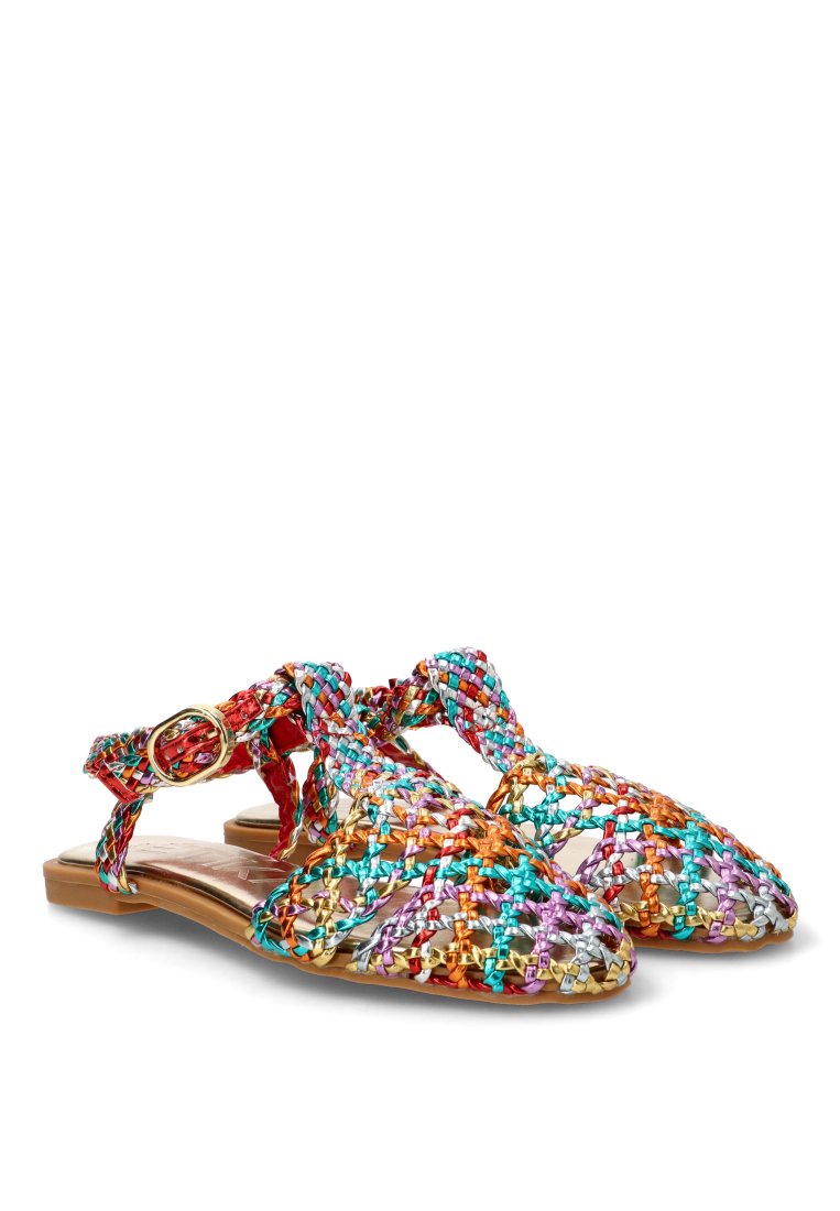 BAILARINAS TRENZADAS MYKKINA 10132 ETIKA MUJER MULTICOLOR