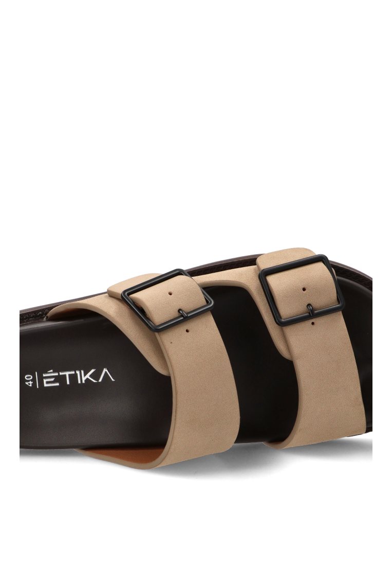 SANDALIA HEBILLA NAMMOS 41027 ETIKA HOMBRE TAUPE