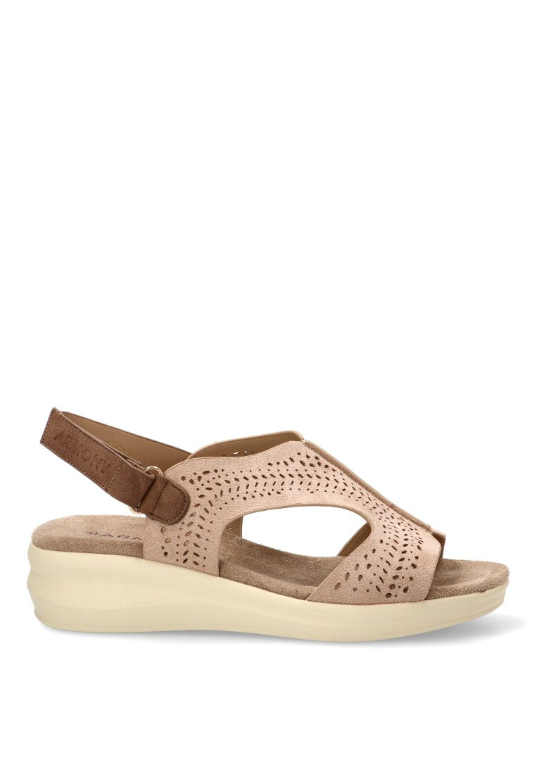 SANDALIA CALADA ALISIO 40019 ARMONY MUJER BEIGE