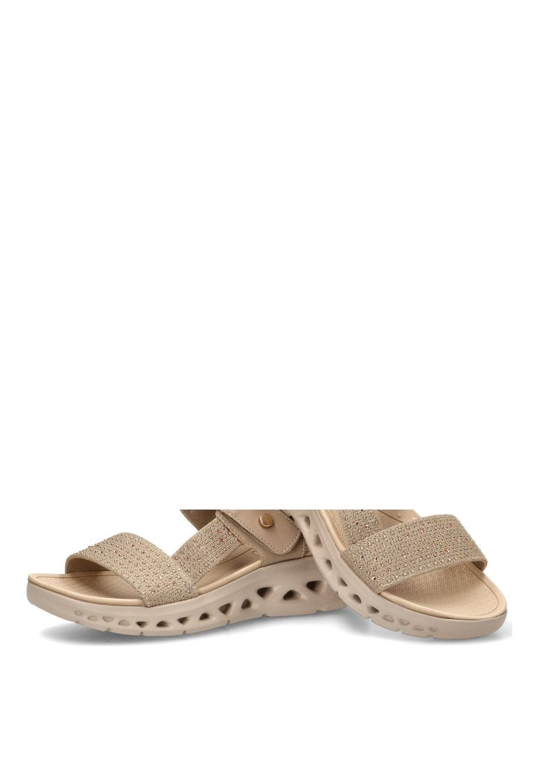SANDALIA CONFORT BRILLO LUNAMAR 01 40015 ARMONY MUJER TAUPE