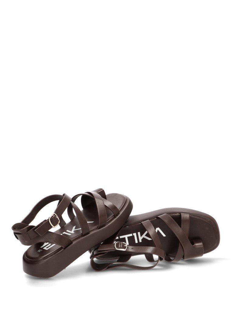 SANDALIA MARRoN GAMBETTA 10144 ETIKA MUJER MARRoN