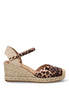 ESPARTEÑA CON CUÑA MEDIA LA REYA 20010, ETIKA MUJER, LEOPARDO Leopardo