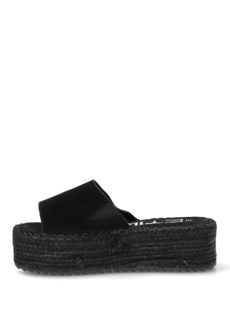 SANDALIA DE PALA ABAMA 10056 ETIKA MUJER NEGRO