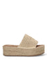 SANDALIA DE PALA ABAMA 10056, ETIKA MUJER, NATURAL Natural