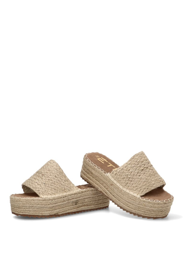 SANDALIA DE PALA ABAMA 10056 ETIKA MUJER NATURAL