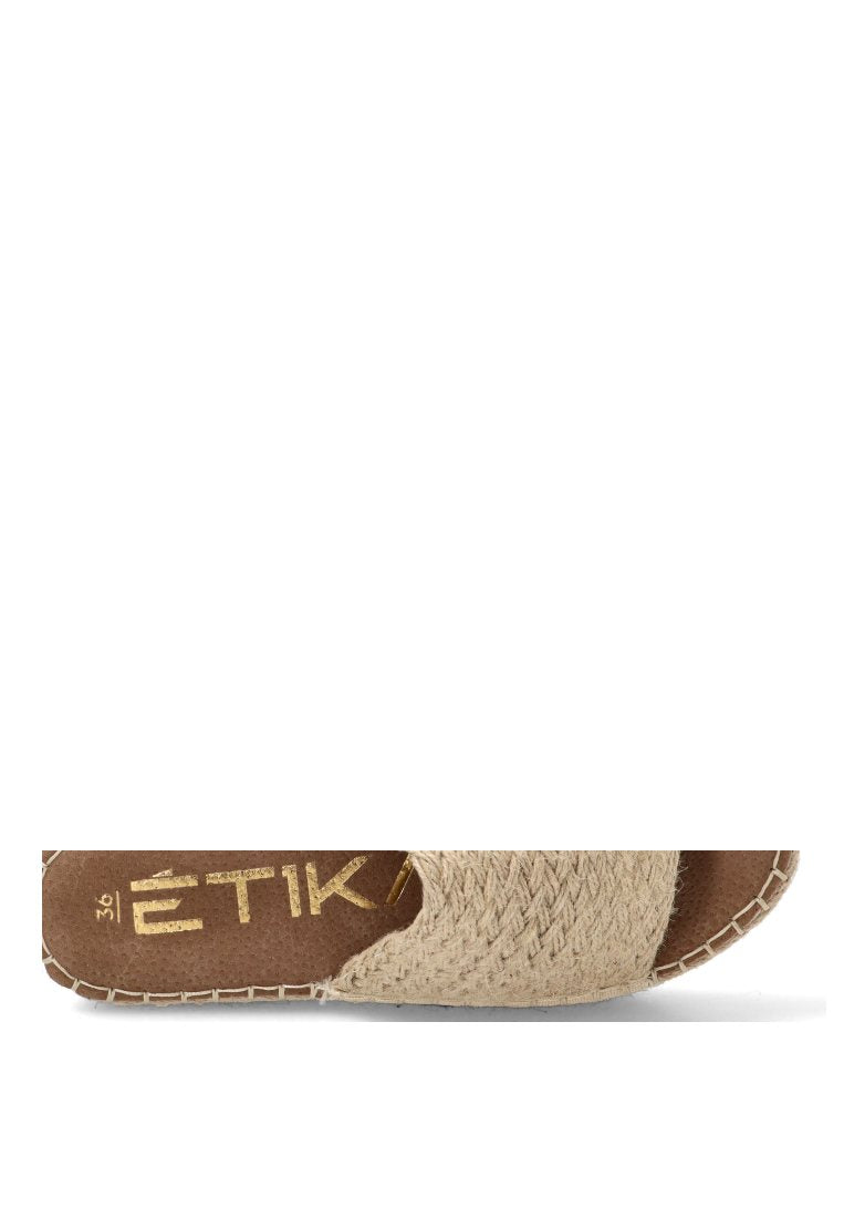 SANDALIA DE PALA ABAMA 10056 ETIKA MUJER NATURAL