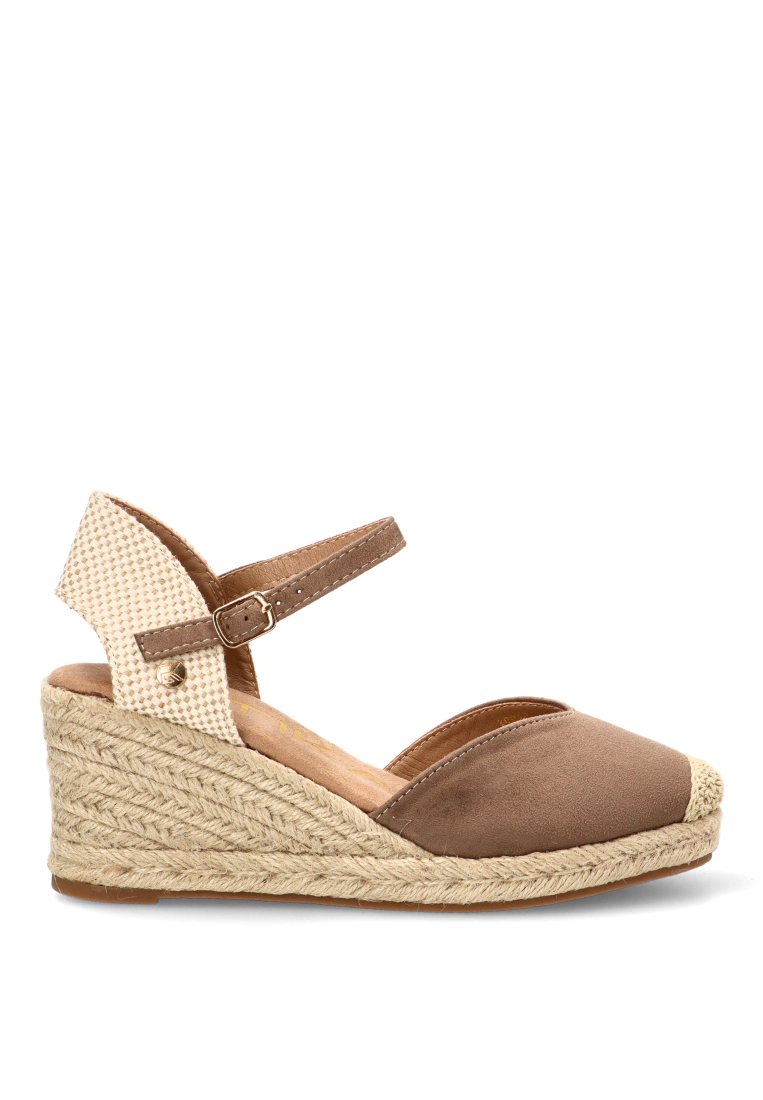 ESPARTEyA CON CUyA MEDIA LA REYA 20010 ETIKA MUJER TAUPE