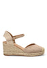 ESPARTEÑA CON CUÑA MEDIA LA REYA 20010, ETIKA MUJER, BEIGE Beige