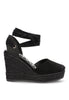 CUÑA VALENCIANA NICEA 20056, ETIKA MUJER, NEGRO Negro