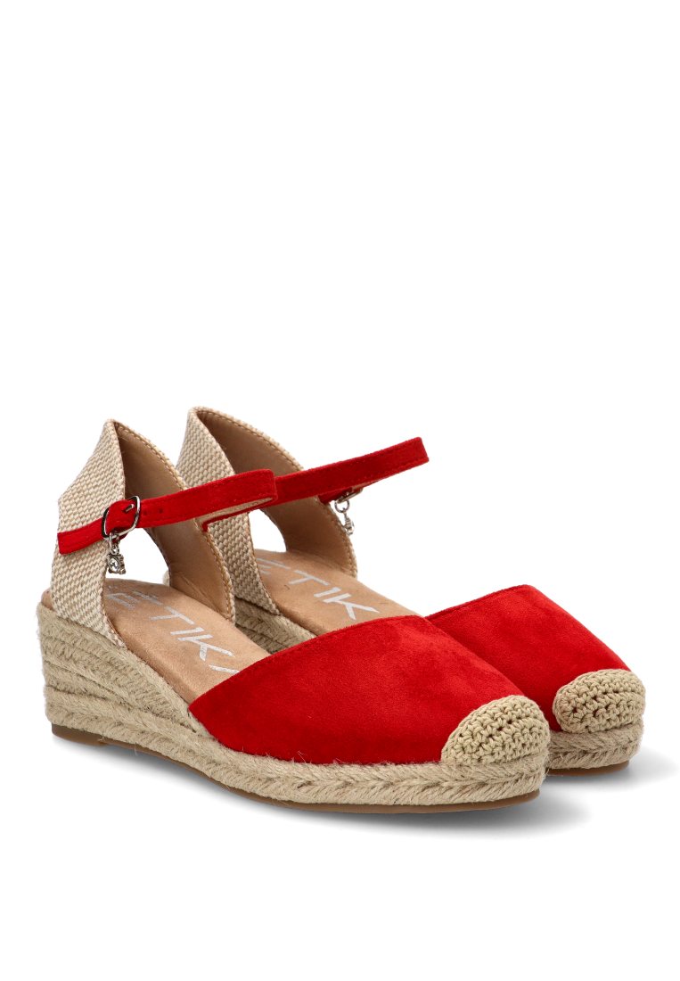 ESPARTEyA CUyA BAJA ROSMARINO 20043 ETIKA MUJER ROJO
