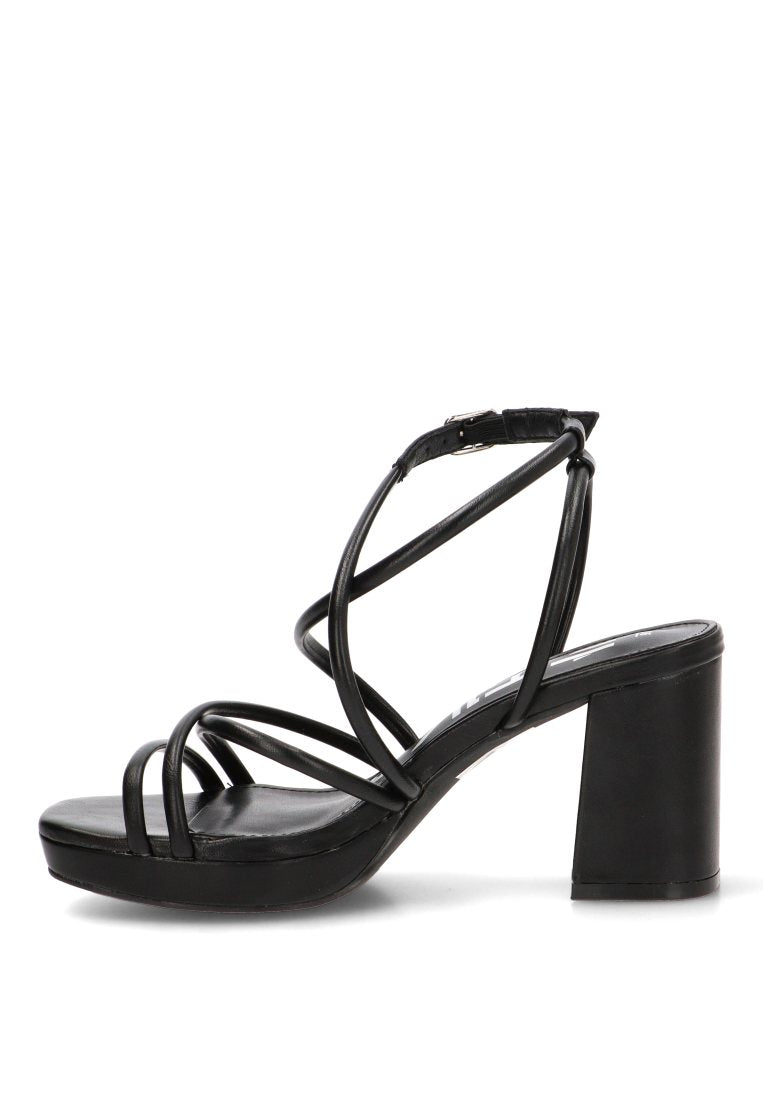 SANDALIA TACoN TIRAS MURADA 01 90018 ETIKA MUJER NEGRO