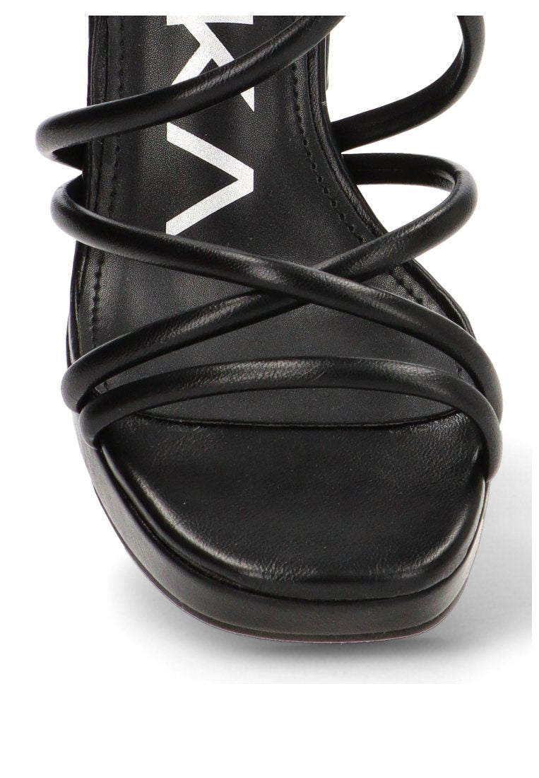 SANDALIA TACoN TIRAS MURADA 01 90018 ETIKA MUJER NEGRO