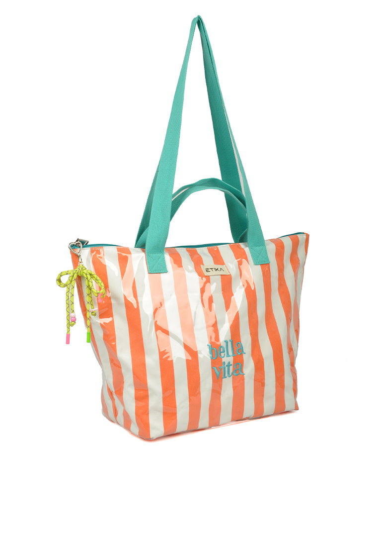 BOLSO PLAYA LEVANTE B30141 c ETIKA MUJER NARANJA