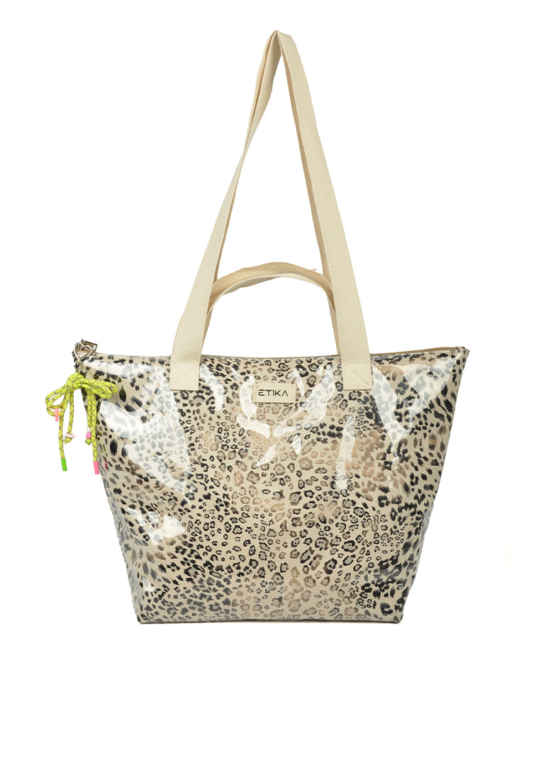 BOLSO PLAYA ALMARE B30141 e ETIKA MUJER LEOPARDO
