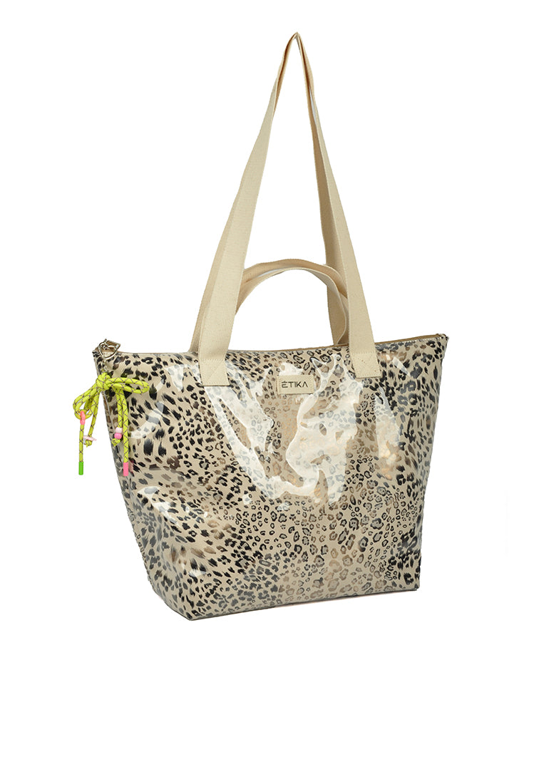 BOLSO PLAYA ALMARE B30141 e ETIKA MUJER LEOPARDO