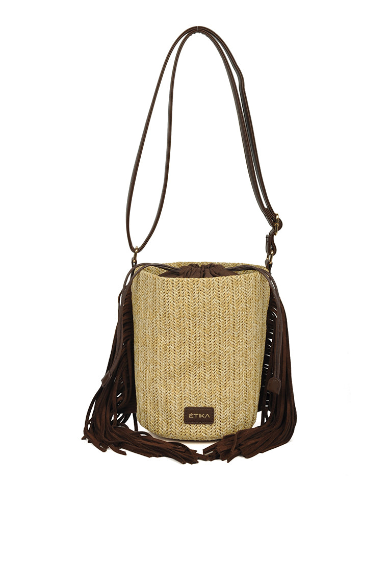 BOLSO BANDOLERA USTICA B30145 ETIKA MUJER MARRoN
