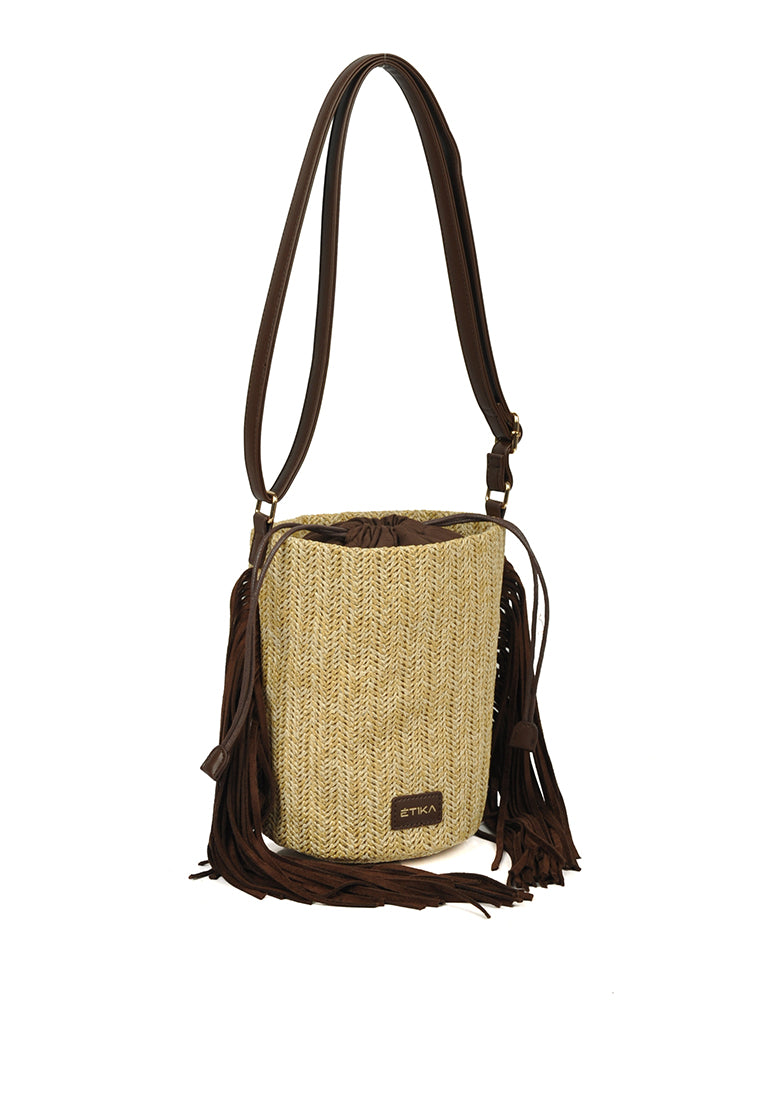 BOLSO BANDOLERA USTICA B30145 ETIKA MUJER MARRoN