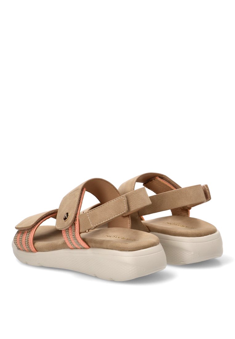 SANDALIA CONFORT ZAHORA 01 40026 ARMONY MUJER BEIGE