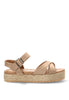 SANDALIA SUELA DOBLE ÉLIA 10166, ETIKA MUJER, BEIGE Beige