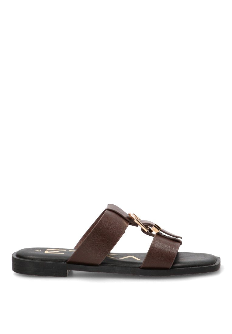 SANDALIA CHOCOLATE 10107 ETIKA MUJER CHOCOLATE