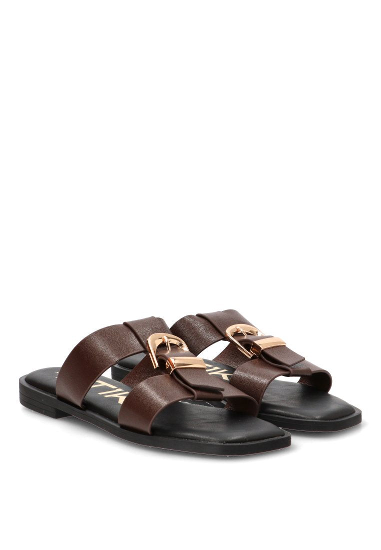 SANDALIA CHOCOLATE 10107 ETIKA MUJER CHOCOLATE