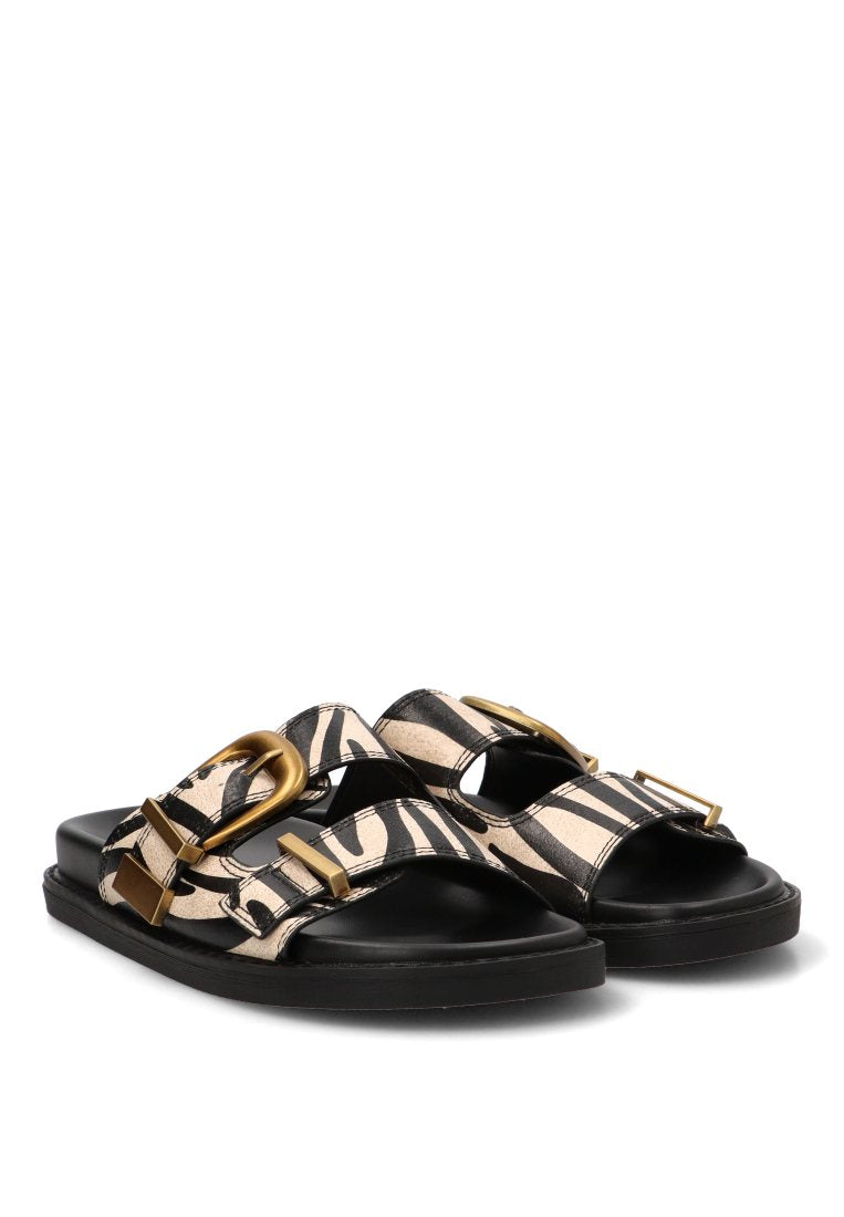 SANDALIA HEBILLA ALBERGHERIA 02 10152 ETIKA MUJER ANIMAL PRINT