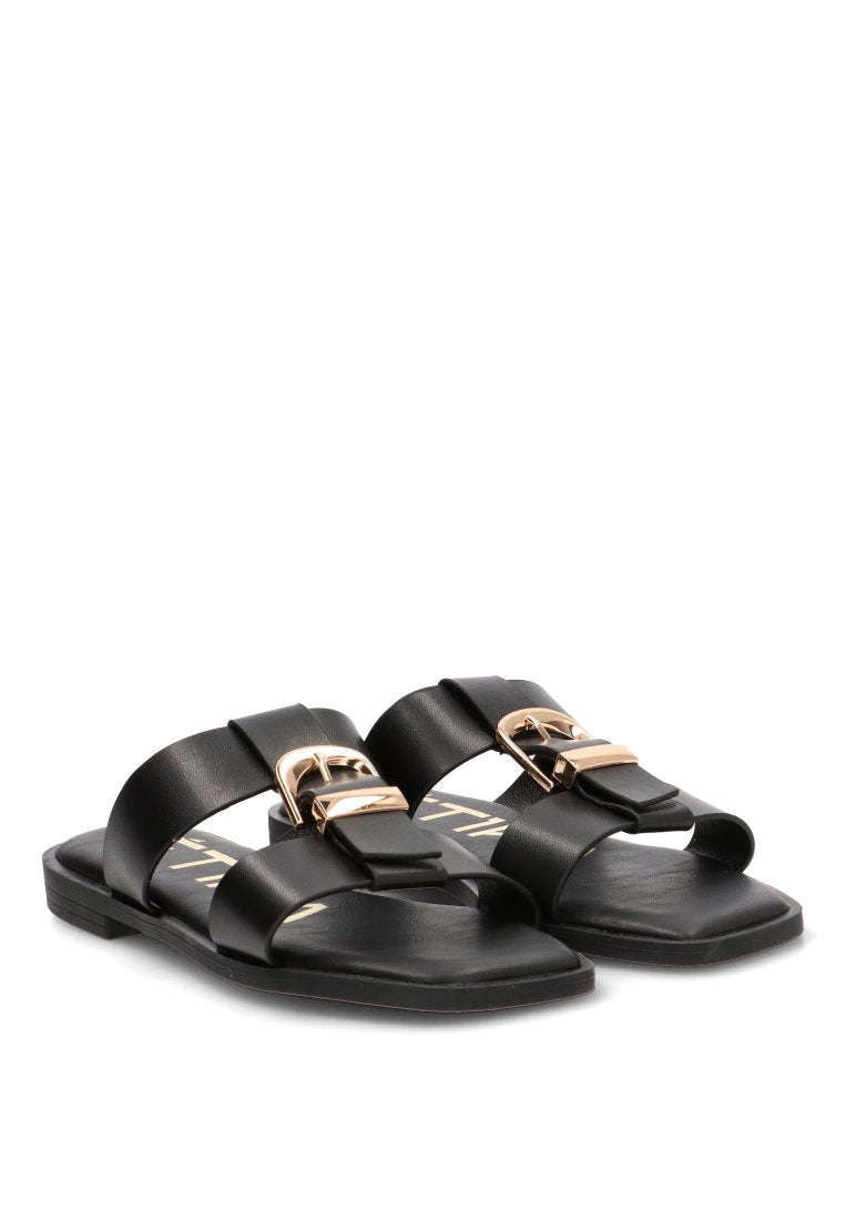 SANDALIA NEGRA 10107 ETIKA MUJER NEGRO