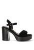 SANDALIA MUJER TACÓN MADERA ELIA 30041, ETIKA MUJER, NEGRO Negro