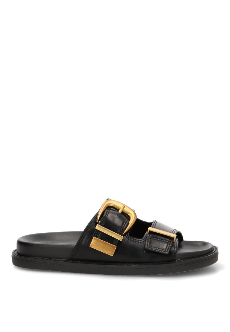 SANDALIA HEBILLA ALBERGHERIA 02 10152 ETIKA MUJER NEGRO