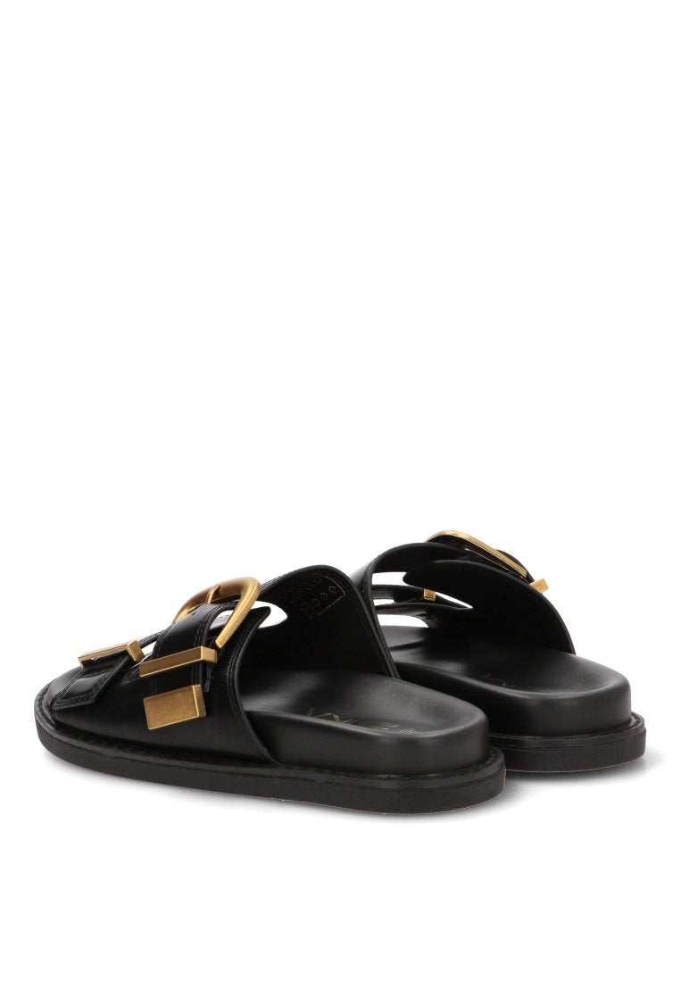 SANDALIA HEBILLA ALBERGHERIA 02 10152 ETIKA MUJER NEGRO