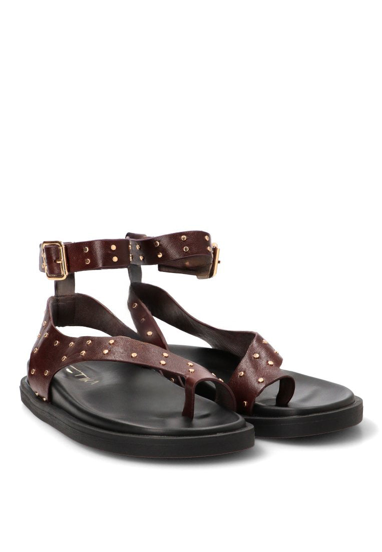 SANDALIA DEDO NIZA 10154 ETIKA MUJER CHOCOLATE