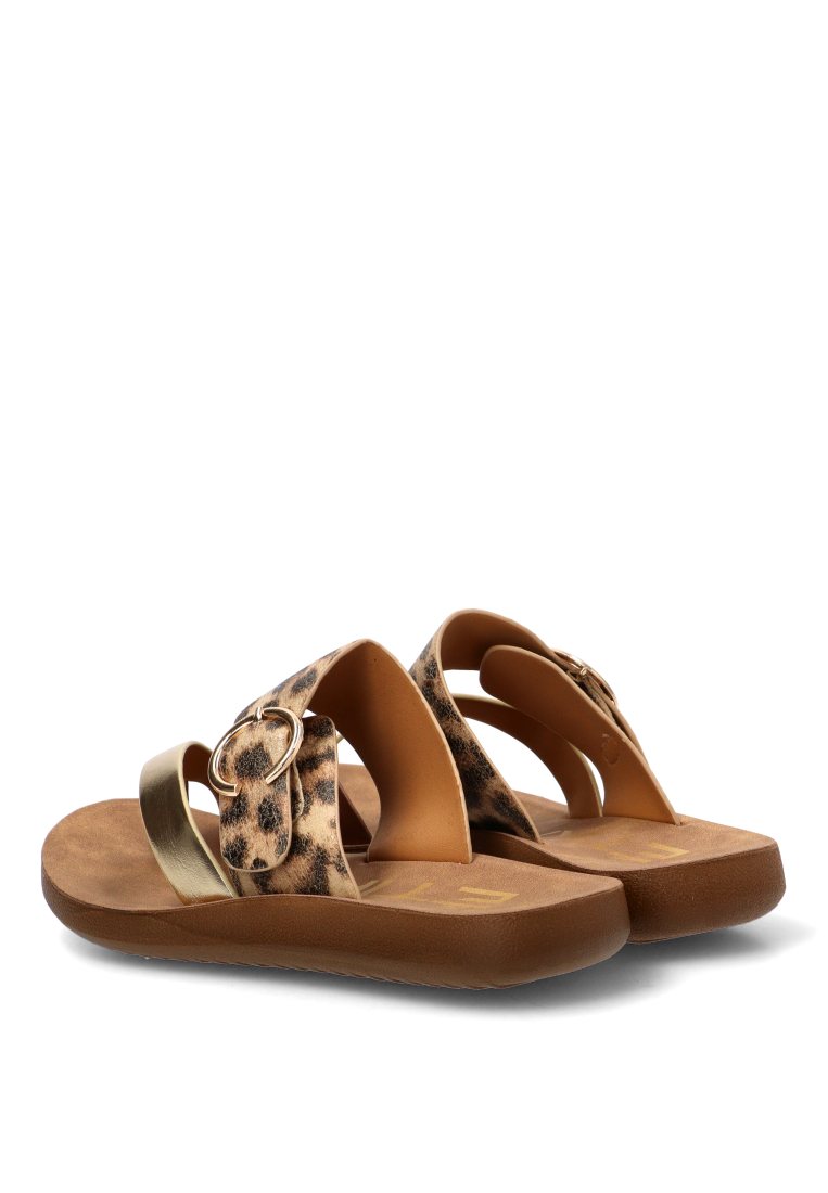 SANDALIA MUJER KATSIKI 10128 ETIKA MUJER LEOPARDO