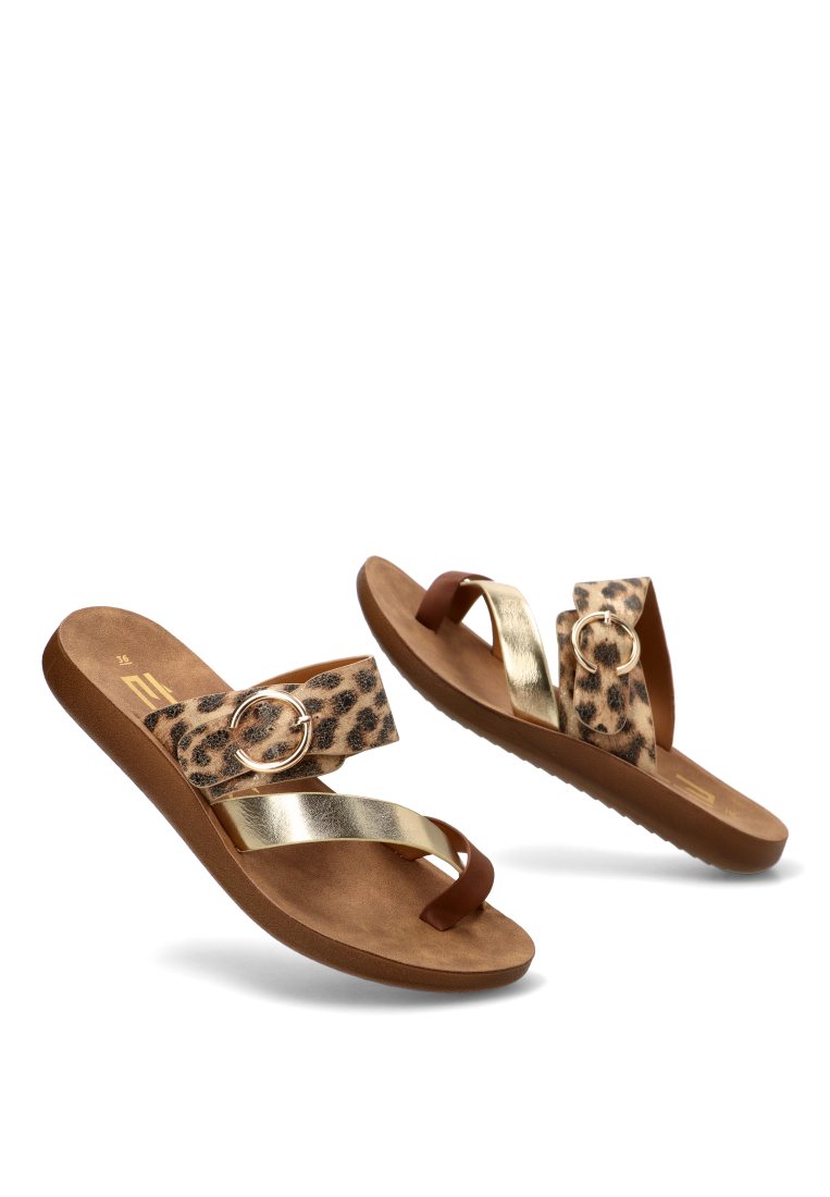 SANDALIA MUJER KATSIKI 10128 ETIKA MUJER LEOPARDO
