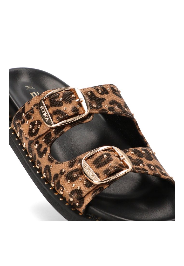 SANDALIA HEBILLA VUCIRRIA 01 10150 ETIKA MUJER LEOPARDO