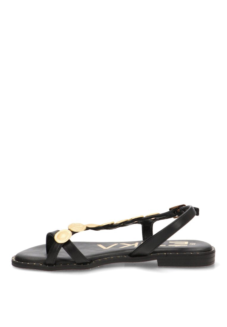 SANDALIA DEDO NEGRA MONDELLO 10101 ETIKA MUJER NEGRO